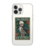 Iphone 12 Pro Uyumlu Till Death Tarot Kart Tasarımlı Şeffaf Telefon Kılıfı
