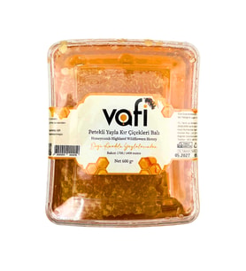 Vafi Petekli Yayla Kır Çiçekleri Balı 600 gr