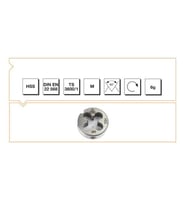 Makina Takım HSS DIN 223/B Metrik Normal Pafta M10x1.5 - MTE B00110021000
