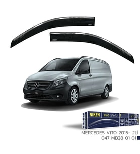 Mercedes Vito 2015 – Kromlu Cam Rüzgarlığı 2 Lİ