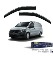 Mercedes Vito 2015 – Kromlu Cam Rüzgarlığı 2 Lİ