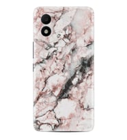 TCL 303 Kılıf Resimli Desenli Baskılı Silikon Colorfull Marble 2 1389