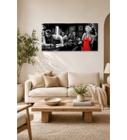 Tam Renk Marilyn Monroe Dekoratif Kanvas Duvar Tablosu