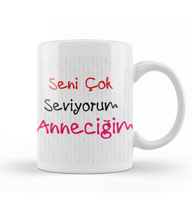Anneler Günü Annelere Hediye 027 Kupa Bardak Porselen
