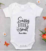 BK Kids İsimli Sassy Little Soul Tasarımlı Bebek Body Zıbın - Model 1