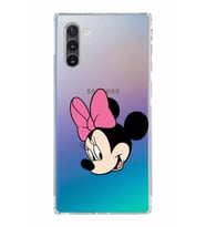 Samsung Galaxy Note 10  Kamera Korumalı Kapak Minnie Mouse Tasarımlı  Şeffaf  Kılıf