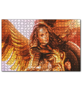 Cakapuzzle  Wonder Woman  Puzzle Yapboz MDF (Ahşap) (120 Parça)