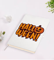 BK Gift Halloween Tasarımlı Beyaz Defter-3