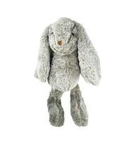 Peluş Oyuncak Tavşan 23 cm Oyun Arkadaşım Uyku Arkadaşı Yüksek Kalite Peluş Yastık Hediyelik (Gri)