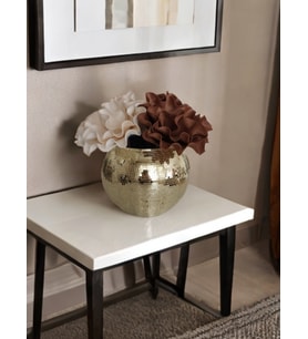 IŞILTI HOME DESIGN AYNALI CAM VAZO GOLD BÜYÜK BOY