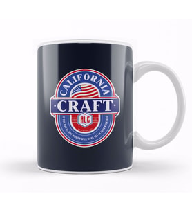 California Craft Ale Kupa Bardak Porselen