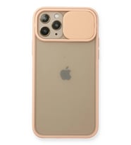 Iphone 11 Kılıf Palm Buzlu Kamera Sürgülü Silikon - Pembe