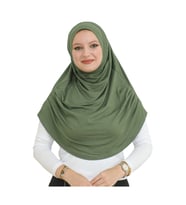 Uzun Hazır Giyim Turban Yumuşak Eşarp İslami Giyim