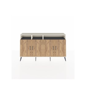 Arges Konsol 6 Raflı 4 Kapaklı 176x30x99 Aytaşı-Çam/Antrasit