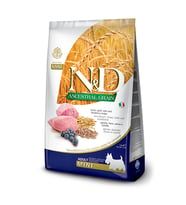 N&D Az Tahıllı Kuzulu&Yabanmersinli Mini Irk Yetişkin Köpek Maması 2,5 KG