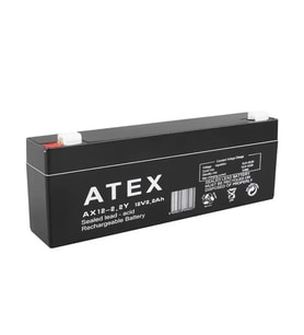Atex 12 Volt 2 Amper Yatık Uzun Akü (178X34X60 Mm)