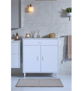 Eliusta Fre 75 cm Çok Amaçlı Dolap 1 Raflı Tek Çekmeceli Banyo Mutfak Dolabı 75x88x32,5 cm Organizer Dolap