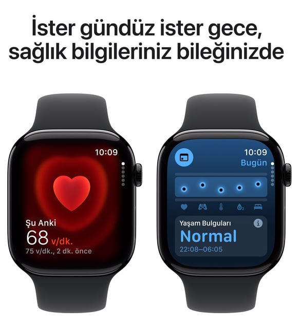 Apple Watch Series 10 Gps 46MM Jet Black Aluminium Case With Black