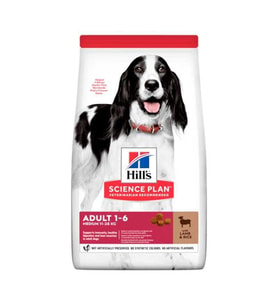 Hills Adult Lamb Kuzu Etli Orta Irk Yetiskin Köpek Mamasi 14 Kg