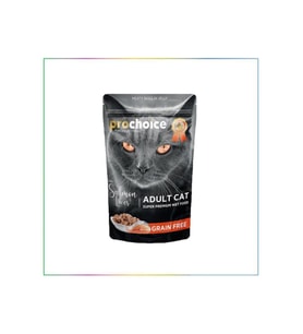 ProChoice Pouch Tahılsız Somunlu ve Ciğerli Kedi Konserve 85gr
