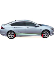 Opel İnsignia B Opc Line Yan Marşpiyel Seti Mat Siyah Plastik 2 Adet 2017 2018 2019 2020 2021