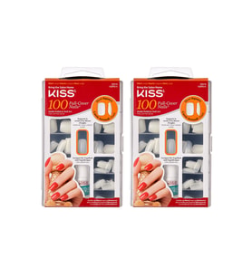 Kiss Takma Tırnak Yapıştırıcılı100lü Renksiz Küt Avantajlı Paket X 2 Adet