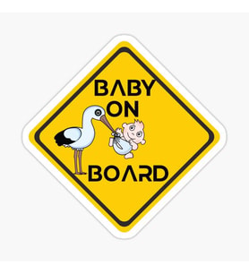 Baby On Board Arabada bebek var Araç Sticker Etiket 19CM md5