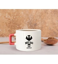 BK Gift Kişiye Özel İsimli Pembe Kulplu Çay & Kahve Fincanı-13, Arkadaşa Hediye, Sevgiliye Hediye