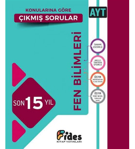 Fides Yayınları Ayt Fen Bilimleri Son 15 Yıl Konularına Göre Çıkmış Sorular