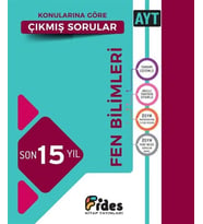Fides Yayınları Ayt Fen Bilimleri Son 15 Yıl Konularına Göre Çıkmış Sorular