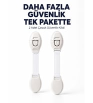2 Adet Güçlü Yapışkanlı Çocuk Güvenlik Kilidi