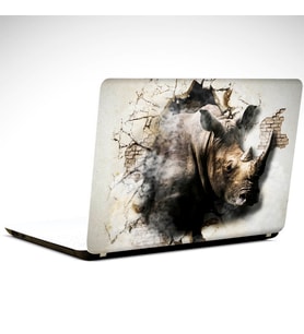 Gergedan Laptop Sticker 17 inch (39X27CM)