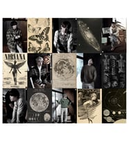 Orora BTS KPOP Fairygrunge Poster Duvar Kağıdı Seti-15li-230g-A5