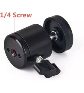 Tripod 90° Yönlendirme Aparatı 360 Derece Dönebilen Başlık Tüm Tripodlara Uyumlu Metal Mafsal Aparatı