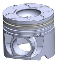 Opel Vectra B Omega B 1997-2002 Piston Sekman 84.00 STD 9129271 Goetze