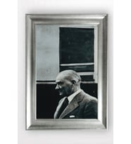 Gümüş Çerçeveli Atatürk Tablo a762