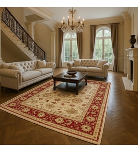 Agkhome Rare Luxury %100 Yün Özel Tezgah Dokuma Uşak Halısı 160x230 Cm (Karışık)