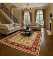 Agkhome Rare Luxury %100 Yün Özel Tezgah Dokuma Uşak Halısı 160x230 Cm (Karışık)