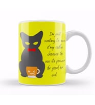 CAT Funny Coffee Drinks Lover Gift Quote Kupa Bardak Porselen