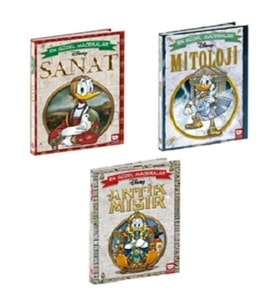 Disney En Güzel Maceralar Sanat + Mitoloji + Antik Mısır Seti 3 Kitap