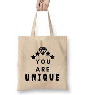 YOU ARE UNIQUE Bez Çanta Uzun Saplı