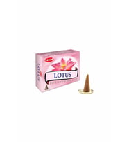 Tütsü Hem Lotus Çiçeği Buhur Konik Tütsü