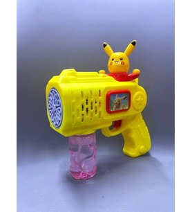 Karakterli Köpük Tabancası Büyük Boy Mega Işıklı Pilli Otomatik Baloncuk Makinesi Bubble Gun Sürekli Baloncuk Çıkar