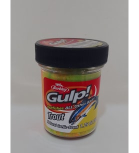 BERKLEY GULP RAİNBOW CANDY(GÖKKUŞAĞI) SARIMSAKLI ALABALIK HAMURU (52214)