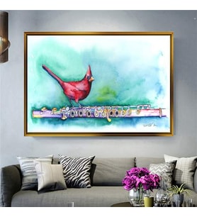 Altın Çerçeveli dekoratif tablo l368 (Gold)