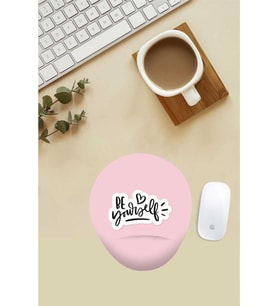 Be Yourself Yazılı Bilek Destekli Mouse Pad