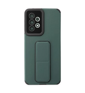 Samsung Galaxy A33 5g Kılıf Mega Standlı Silikon - Yeşil