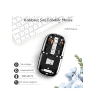 Siyah 501 Bt+ Wireless Mouse ZR1133