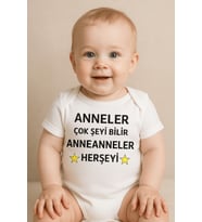 Yazılı Zıbın Anneler Çok Şeyi Bilir Yazılı Bebek Zıbını