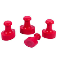 Mühür Kauçuk Alaşım Kırmızı Kaşe Oval 15x25mm 